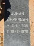 OPPERMAN Johan 1938-1976