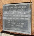 ? Pieter A.C. 1899-1959 & Annie C. 1895-1965