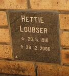 LOUBSER Hettie 1916-2006