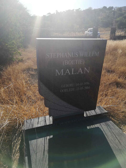 MALAN Stephanus Willem 1936-2004