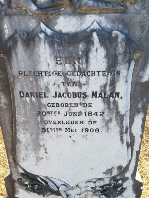 MALAN Daniel Jacobus 1842-1908