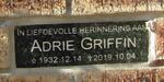 GRIFFIN Adrie 1932-2019
