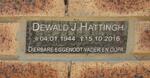 HATTINGH Dewald J. 1944-2016