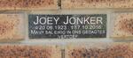JONKER Joey 1923-2016