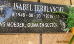 TERBLANCHE Isabel 1948-2016