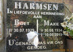HARMSEN Boet 1929- & Maxie 1934-2013