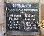 JONKER Lambertus Petrus 1927-1973 & Helena Sophia 1930-2014
