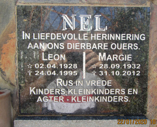 NEL Leon 1928-1995 & Margie 1932-2012