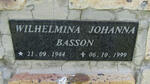 BASSON Wilhelmina Johanna 1944-1999