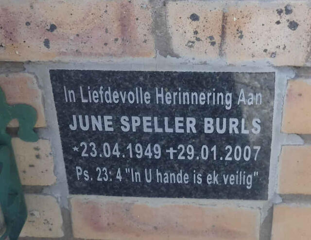 BURLS June Speller 1949-2007