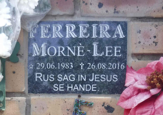 FERREIRA Mornè-Lee 1983-2016