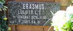ERASMUS T.L. nee FAURE 1929-2007