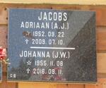 JACOBS A.J. 1952-2009 & J.W. 1955-2016