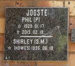 JOOSTE P. 1929-2013 & S.M. HOWES 1935-