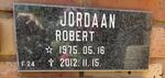 JORDAAN Robert 1975-2012