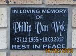 WYK Phillip, van 1955-2012
