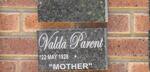 PARENT Valda 1928-
