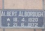 ALBOROUGH Albert 1920-1972