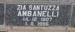 AMBANELLI Zia Santuzza 1907-1995