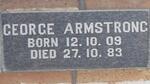 ARMSTRONG George 1909-1983