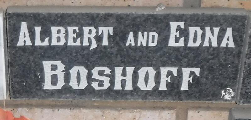 BOSHOFF Albert & Edna