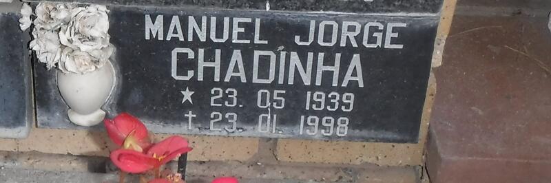 CHADINHA Manuel Jorge 1939-1998