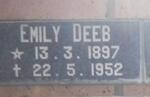 DEEB Emily 1897-1952
