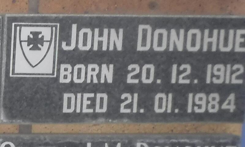 DONOHUE John 1912-1984