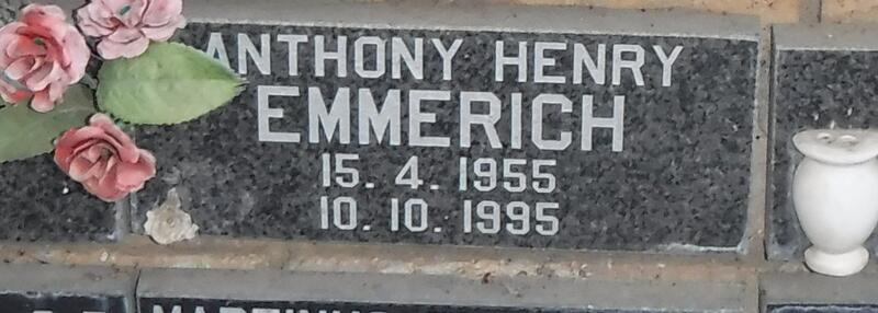 EMMERICH Anthony Henry 1955-1995