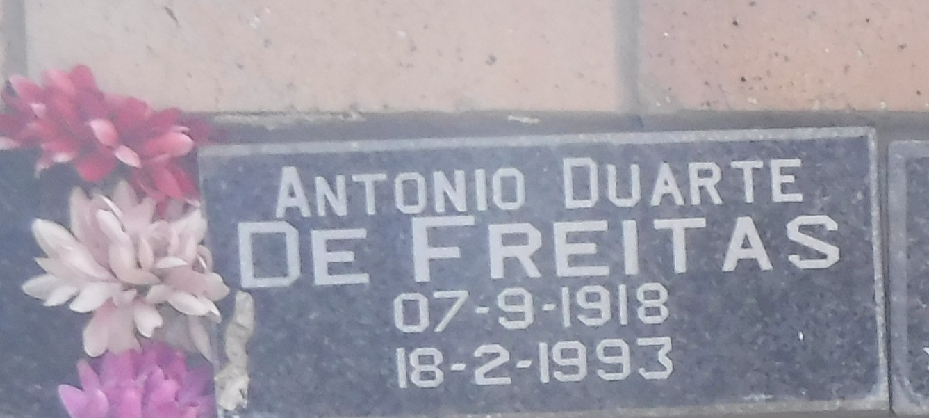 FREITAS Antonio Duarte, de 1918-1993