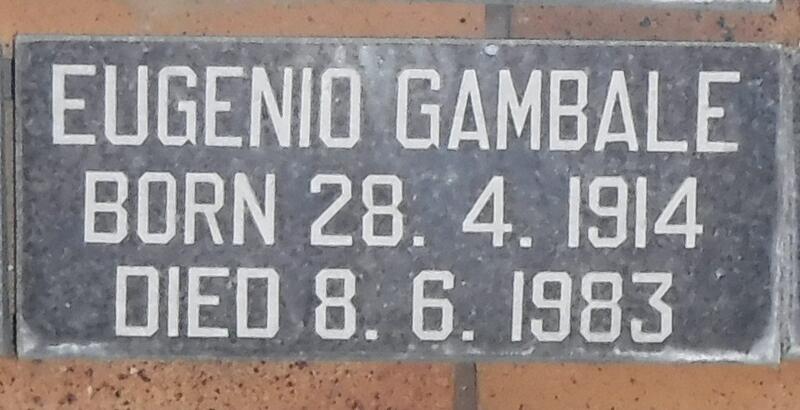 GAMBALE Eugenio 1914-1983