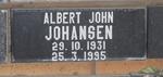 JOHANSEN Albert John 1931-1995