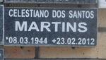 MARTINS Celestiano Dos Santos 1944-2012