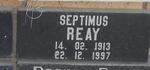 REAY Septimua 1913-1997