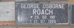 ROACH George Osborne 1911-1986