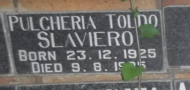 SALVIERO Pulcheria Toldo 1925 - 1985