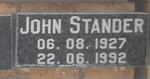 STANDER John 1927-1992