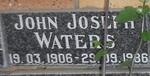 WATERS John Joseph 1906-1986