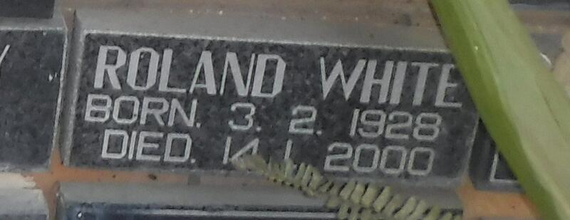WHITE Roland 1928 - 2000