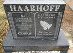 HAARHOFF Corrie 1985-1985