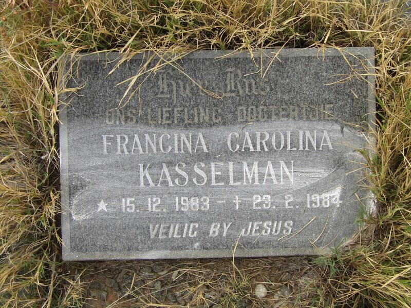 KASSELMAN Francina Carolina 1983-1984