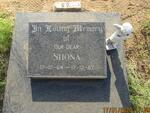 SHANKLAND Shona 1964-1967