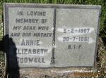 CODWELL Annie Elizabeth 1907-1961