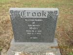 CROOK Mary 1902-1972