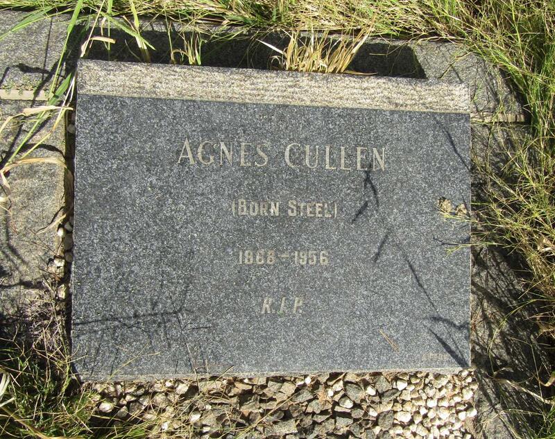 CULLEN Agnes nee STEEL 1868-1956