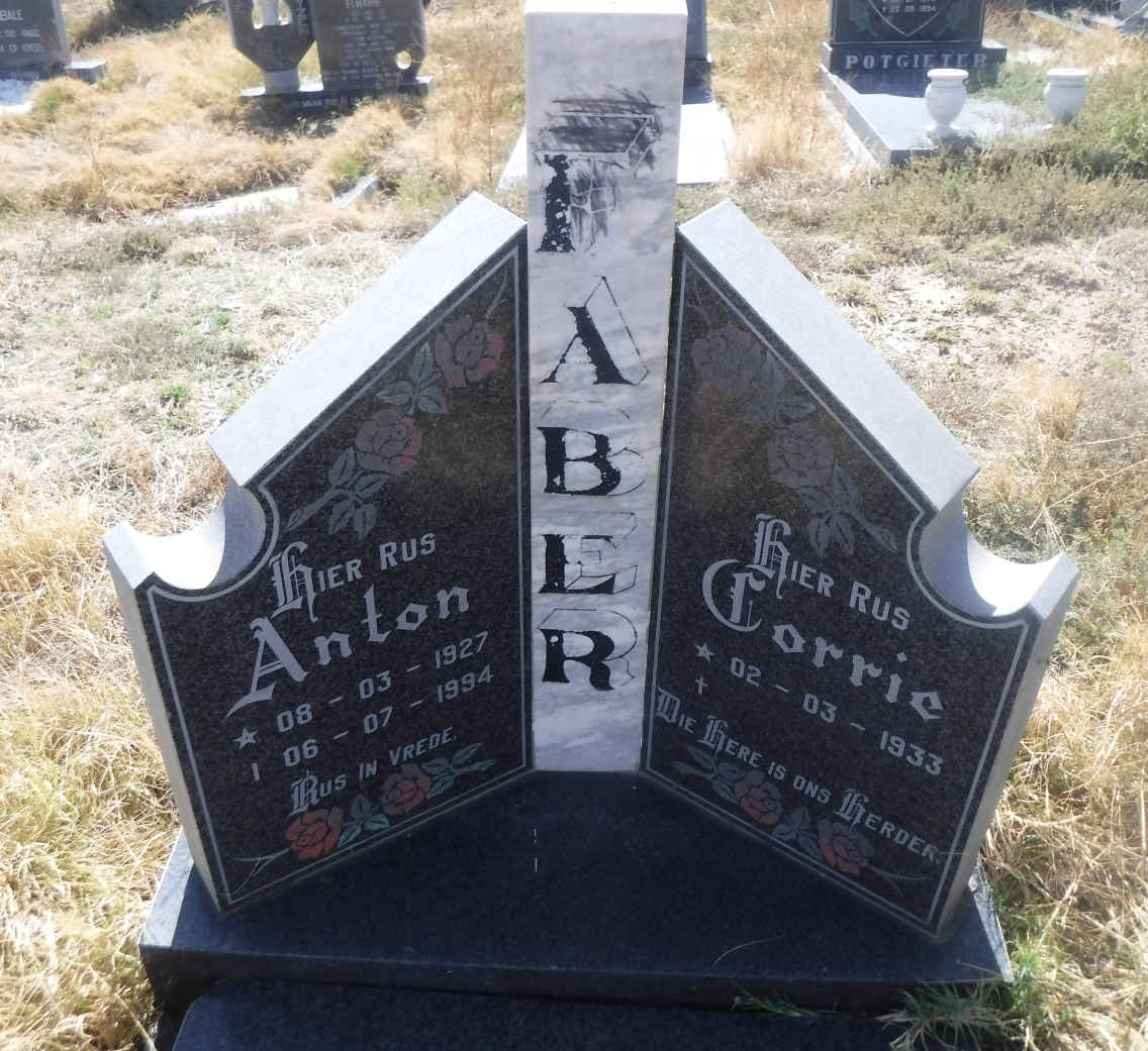 FABER Anton 1927-1994 & Corrie 1933-