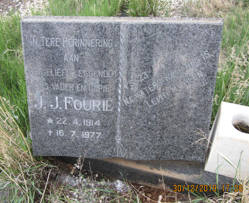 FOURIE J.J. 1914-1977