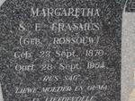 ERASMUS Margaretha S.E. nee ROSSOUW 1870-1954