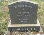 HAIRBOTTLE William M. 1913-1968