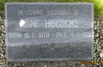 HISCOCKS Anne 1870-1951